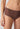 Nahaufnahme von einem Damen-Model, das HU plum truffle mikrofaser Midi Slip trägt