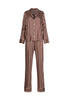 Vorderansicht (Freisteller) von HU rhubarb stripes modal/viskose/tencel Pyjama lang