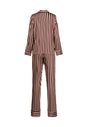 Rückansicht (Freisteller) von HU rhubarb stripes modal/viskose/tencel Pyjama lang