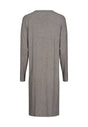 Rückansicht (Freisteller) von HU taupe grey melange modal/viskose/tencel Kleid