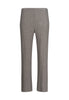 Vorderansicht (Freisteller) von HU taupe grey melange baumwolle Hose lang