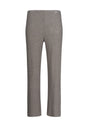 Vorderansicht (Freisteller) von HU taupe grey melange baumwolle Hose lang