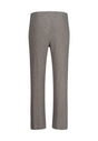 Rückansicht (Freisteller) von HU taupe grey melange baumwolle Hose lang