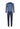 Vorderansicht (Freisteller) von HU denimblue houndstooth check baumwolle Pyjama lang