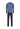 Rückansicht (Freisteller) von HU denimblue houndstooth check baumwolle Pyjama lang
