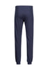 Ansicht von einem Herren-Model, das HU denimblue houndstooth check baumwolle Pyjama lang trägt