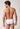 Rückansicht von einem Herren-Model, das HU white baumwolle Slip Doppelpack trägt
