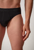 Nahaufnahme von einem Herren-Model, das HU black baumwolle Slip Doppelpack trägt