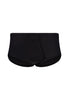 Ansicht von einem Herren-Model, das HU black baumwolle Slip mit Eingriff Doppelpack trägt