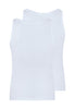 Rückansicht (Freisteller) von HU white baumwolle Tanktop Doppelpack