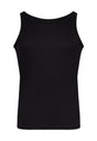 Ansicht von einem Herren-Model, das HU black baumwolle Tanktop Doppelpack trägt