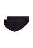 Vorderansicht (Freisteller) von HU black baumwolle Slip Doppelpack