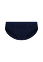 Ansicht von einem Herren-Model, das HU blue pinstripe selection baumwolle Slip Doppelpack trägt