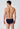 Ansicht von einem Herren-Model, das HU blue pinstripe selection baumwolle Slip Doppelpack trägt