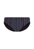 Ansicht von einem Herren-Model, das HU black stripes selection baumwolle Slip Doppelpack trägt