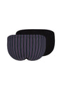 Rückansicht (Freisteller) von HU black stripes selection baumwolle Slip Doppelpack