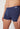 Nahaufnahme von einem Herren-Model, das HU navy baumwolle Pants Doppelpack trägt