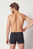 Rückansicht von einem Herren-Model, das HU black baumwolle Pants Doppelpack trägt