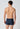 Rückansicht von einem Herren-Model, das HU blue pinstripe selection baumwolle Pants Doppelpack trägt
