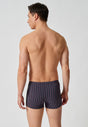 Rückansicht von einem Herren-Model, das HU black stripes selection baumwolle Pants Doppelpack trägt