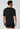 Rückansicht von einem Herren-Model, das HU black baumwolle Shirt kurzarm trägt