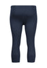 Rückansicht (Freisteller) von HU navy baumwolle Pants 3/4 lang mit Eingriff
