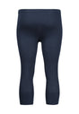 Rückansicht (Freisteller) von HU navy baumwolle Pants 3/4 lang mit Eingriff