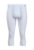 Vorderansicht (Freisteller) von HU white baumwolle Pants 3/4 lang mit Eingriff