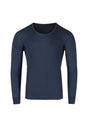 Vorderansicht (Freisteller) von HU navy baumwolle Shirt langarm