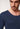 Nahaufnahme von einem Herren-Model, das HU navy baumwolle Shirt langarm trägt