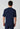 Rückansicht von einem Herren-Model, das HU dress blue baumwolle Shirt kurzarm trägt