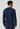 Rückansicht von einem Herren-Model, das HU dress blue baumwolle Shirt langarm trägt