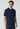 Vorderansicht von einem Herren-Model, das HU dress blue baumwolle Shirt kurzarm trägt