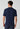 Rückansicht von einem Herren-Model, das HU dress blue baumwolle Shirt kurzarm trägt