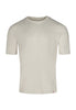 Vorderansicht (Freisteller) von HU beige melange baumwolle Shirt kurzarm