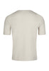 Rückansicht (Freisteller) von HU beige melange baumwolle Shirt kurzarm