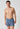 Vorderansicht von einem Herren-Model, das HU skyhigh check baumwolle Boxershorts trägt