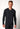 Vorderansicht von einem Herren-Model, das HU black baumwolle Shirt langarm trägt