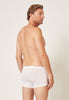 Rückansicht von einem Herren-Model, das HU white modal/viskose/tencel Pants trägt