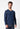 Vorderansicht von einem Herren-Model, das HU dress blue baumwolle Shirt langarm trägt