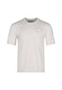 Vorderansicht (Freisteller) von HU beige melange baumwolle Shirt kurzarm