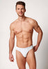Vorderansicht von einem Herren-Model, das HU white modal/viskose/tencel Slip trägt
