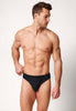 Vorderansicht von einem Herren-Model, das HU black modal/viskose/tencel Slip trägt