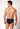 Rückansicht von einem Herren-Model, das HU black modal/viskose/tencel Slip trägt