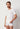 Vorderansicht von einem Herren-Model, das HU white modal/viskose/tencel Shirt kurzarm trägt