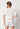 Rückansicht von einem Herren-Model, das HU white modal/viskose/tencel Pants trägt