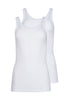 Vorderansicht (Freisteller) von HU white modal/viskose/tencel Tanktop Doppelpack