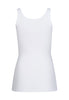 Ansicht von einem Damen-Model, das HU white modal/viskose/tencel Tanktop Doppelpack trägt
