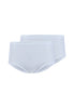 Vorderansicht (Freisteller) von HU white baumwolle Maxi Slip Doppelpack