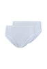 Vorderansicht (Freisteller) von HU white baumwolle Midi Slip Doppelpack